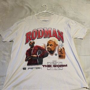Rodman Graphic Tee in White
